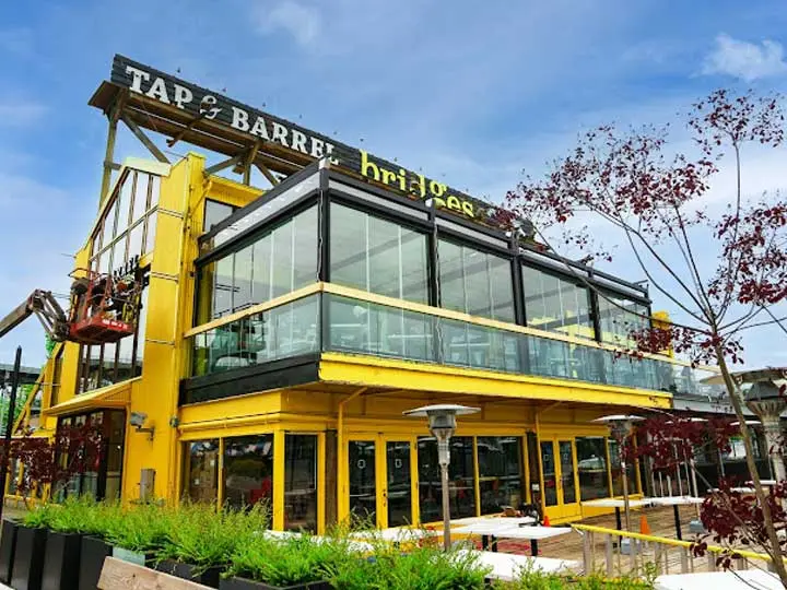 Tap & Barrel Bridges Restaurant Granville Island Vancouver
