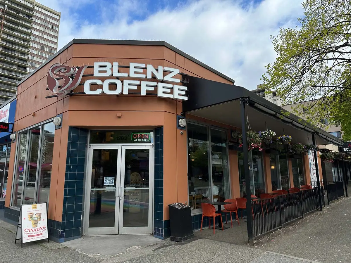 Blenz Cafe (Davie & Bute Street) Vancouver