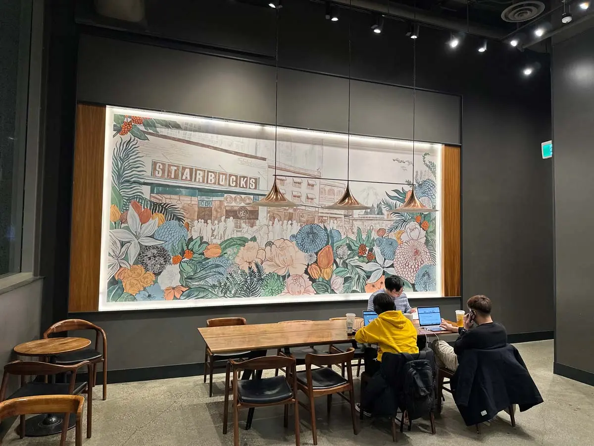 Pender Starbucks Reserve Bar Downtown Vancouver