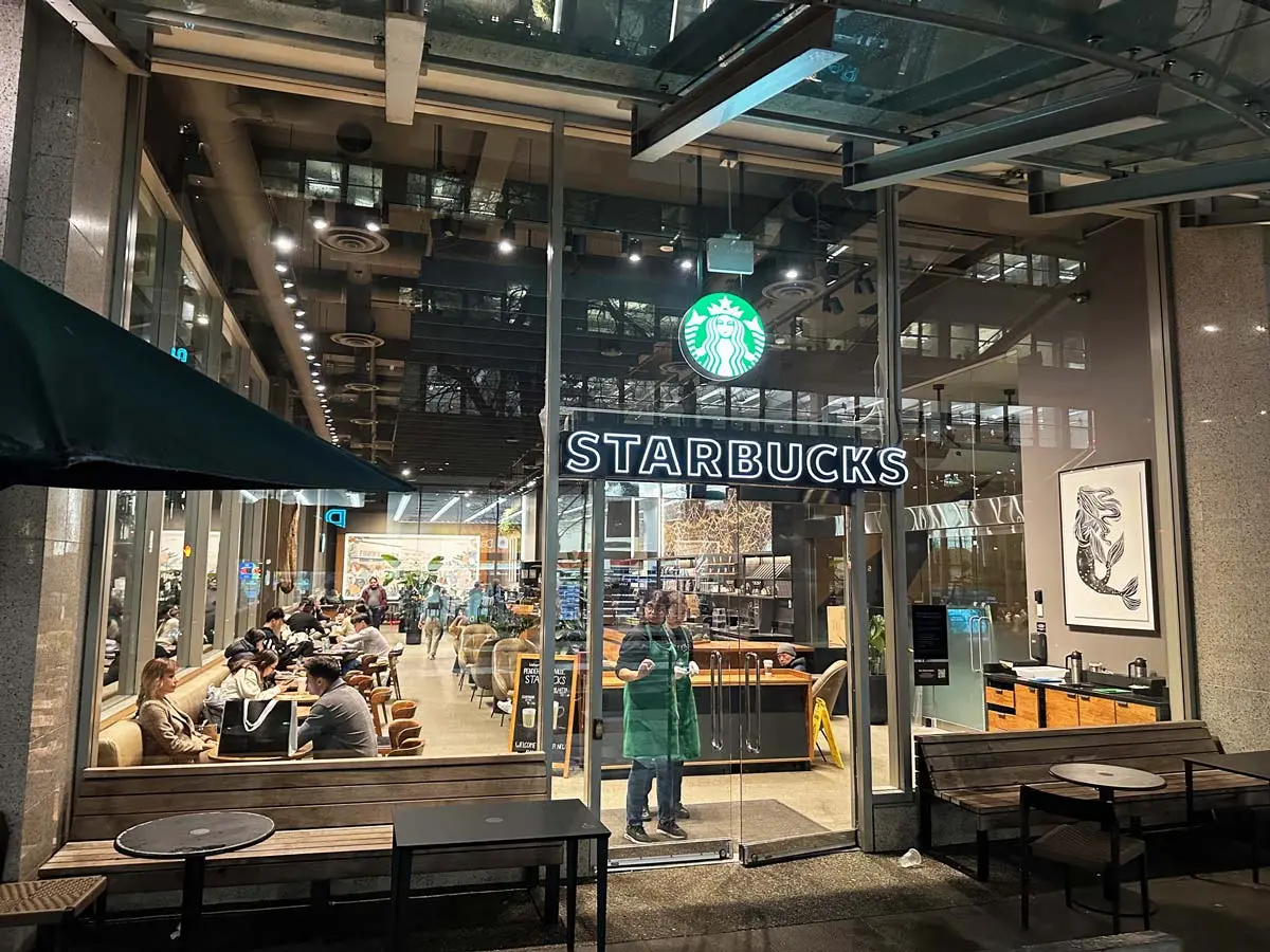 Pender Starbucks Reserve Bar Downtown Vancouver