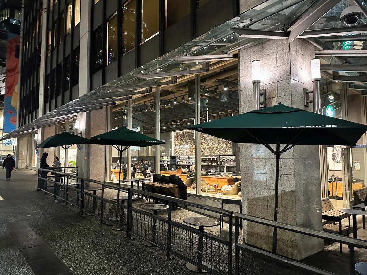 Pender Starbucks Reserve Bar Downtown Vancouver