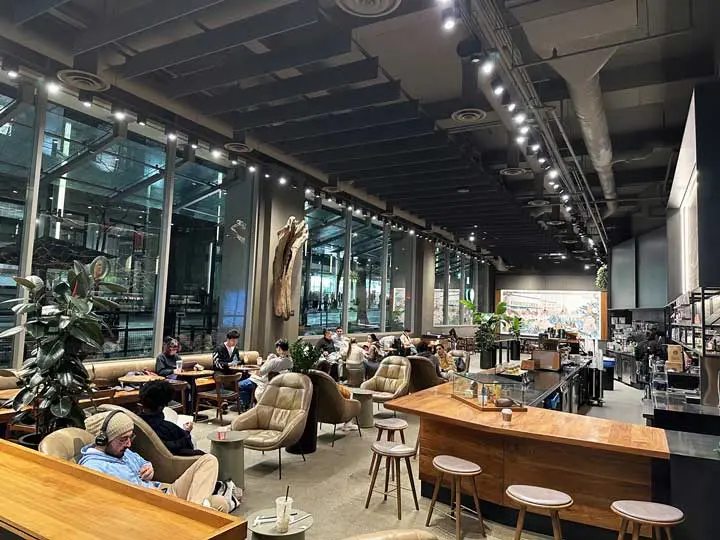 Pender Starbucks Reserve Bar Downtown Vancouver