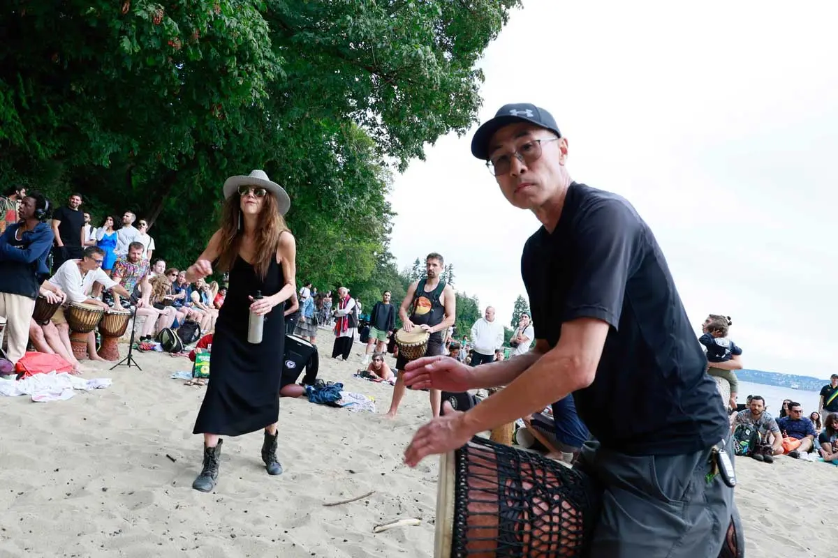 Drum Circle at Third Beach on Sunny Tuesdays (Mar to Sep)