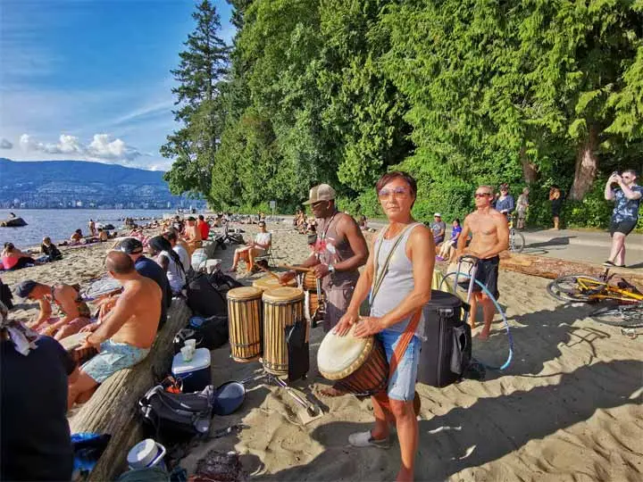 Drum Circle at Third Beach on Sunny Tuesdays (Mar to Sep)