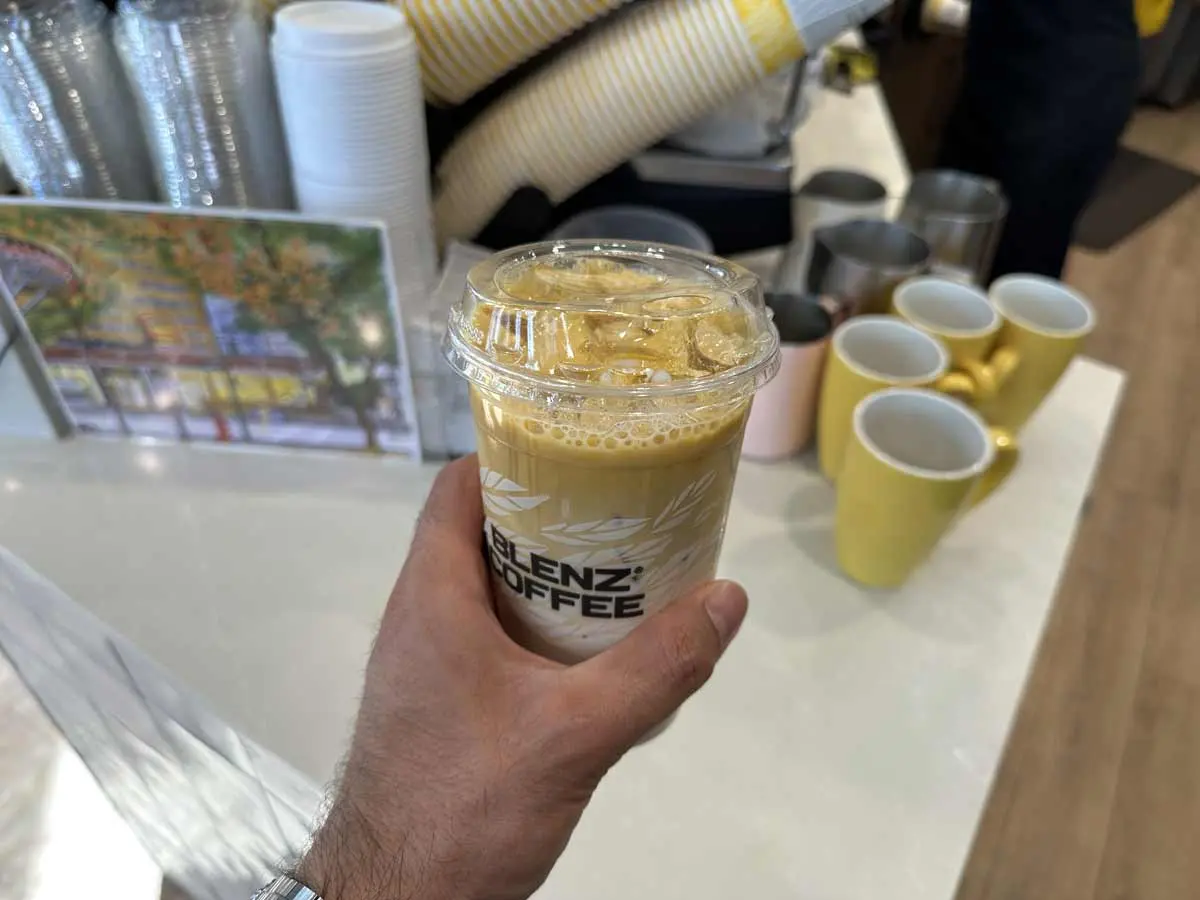 Blenz Coffee on Robson & Cardero St Vancouver