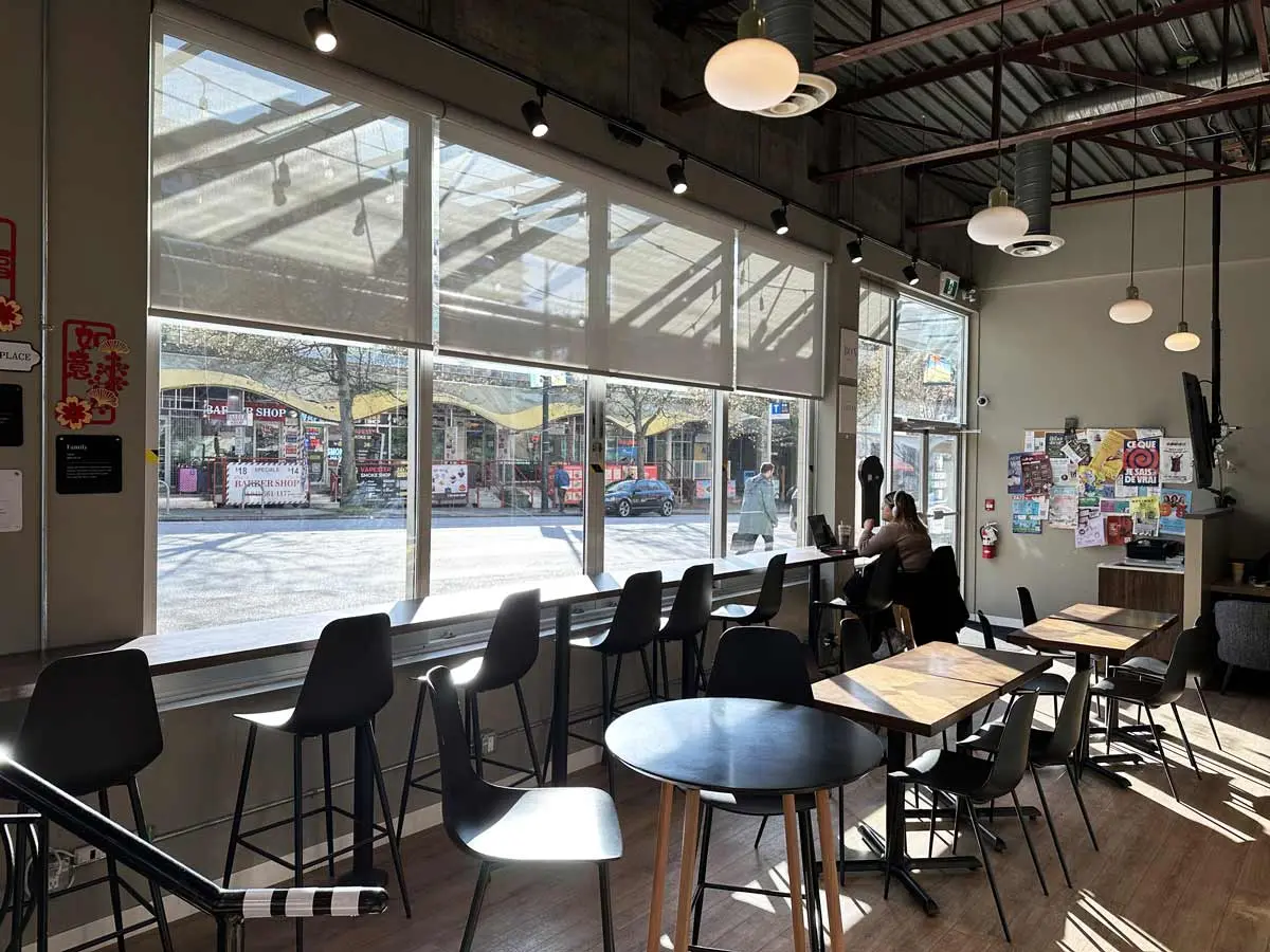 Blenz Coffee on Robson & Cardero St Vancouver