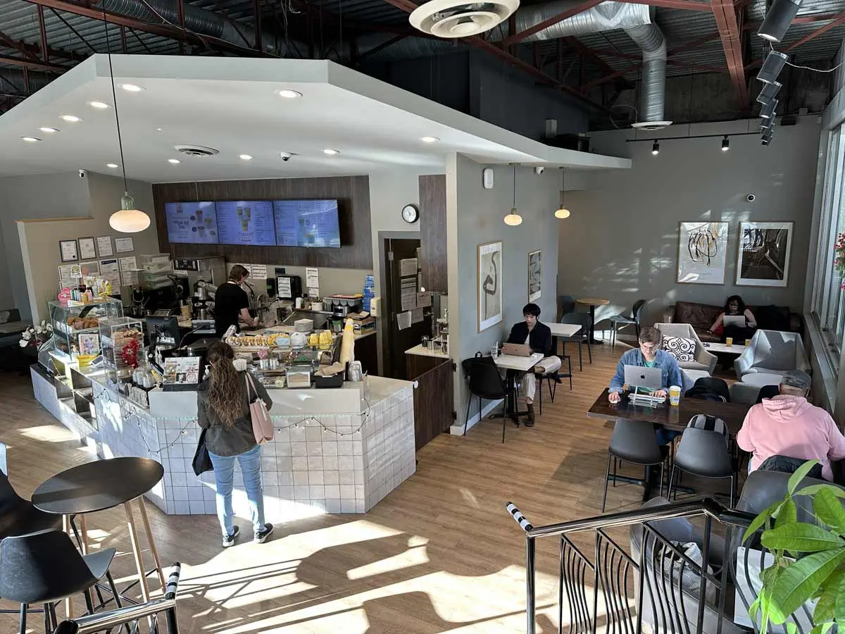 Blenz Coffee on Robson & Cardero St Vancouver