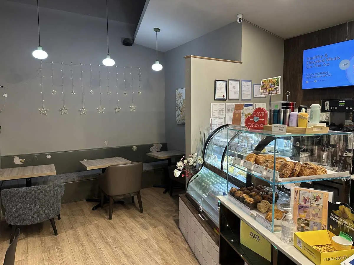 Blenz Coffee on Robson & Cardero St Vancouver