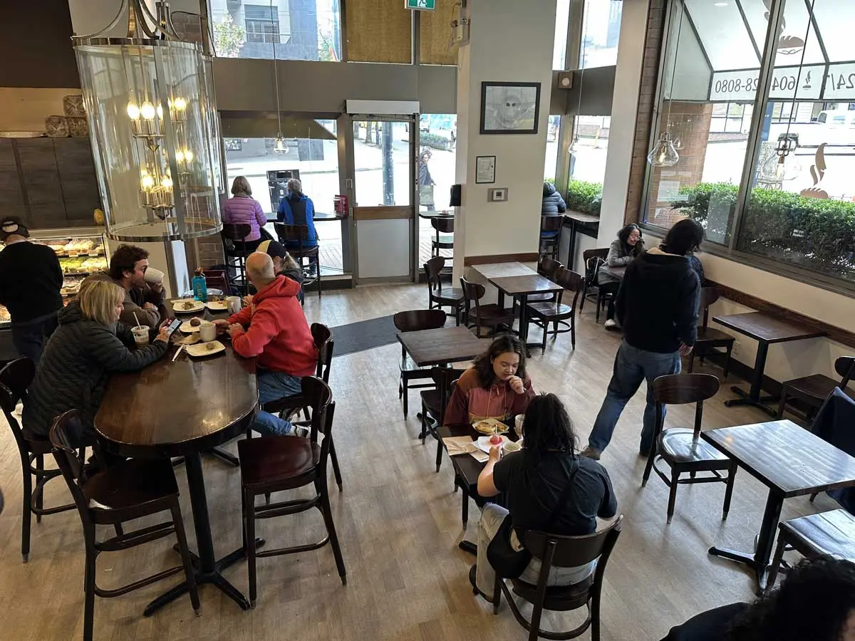 Breka Bakery & Cafe - Davie & Hornby St, Vancouver