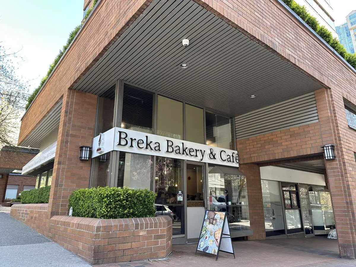 Breka Bakery & Cafe - Davie & Hornby St, Vancouver