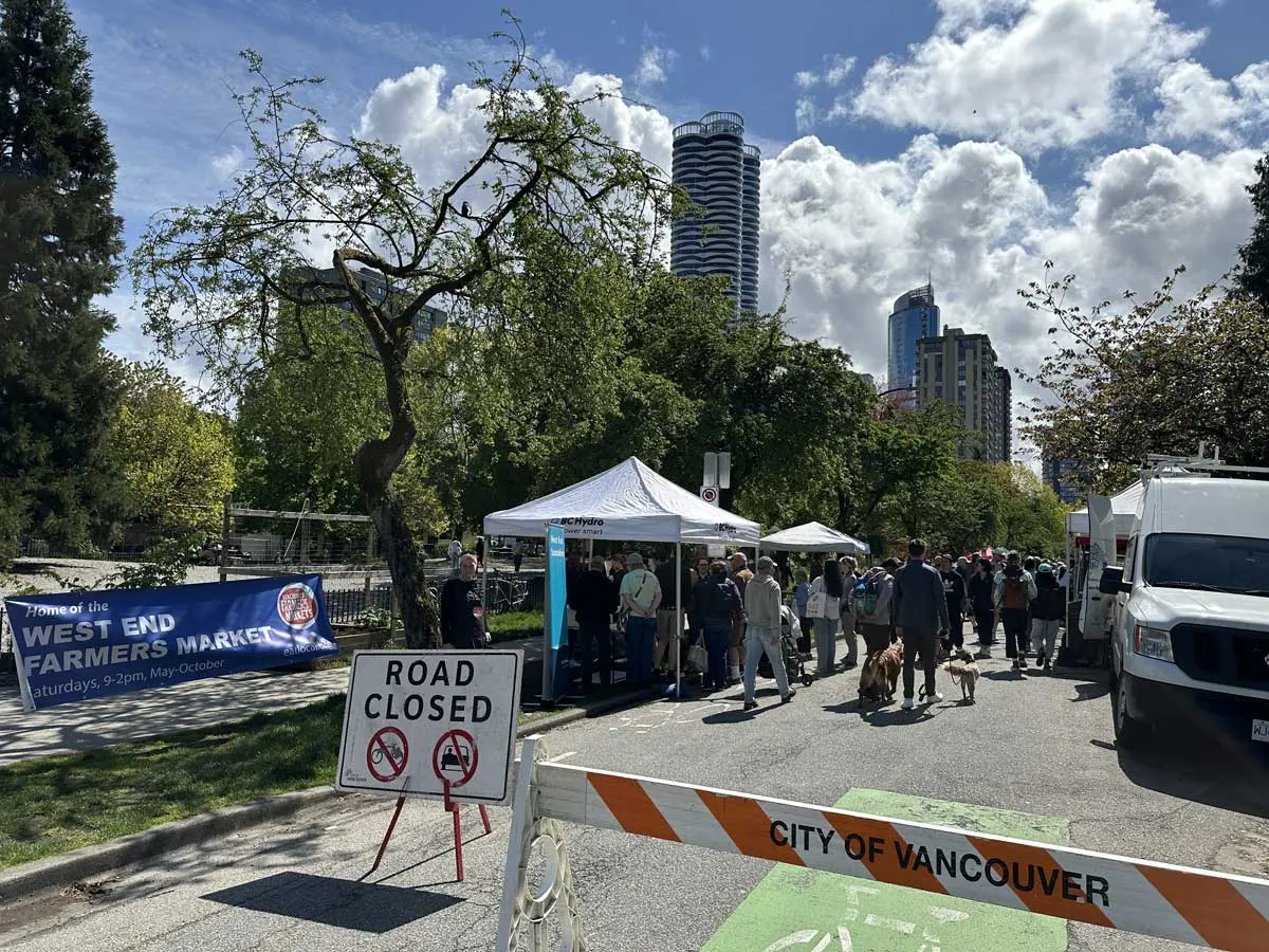 West End Farmers Market (May to Oct—Sat: 9am-2pm)