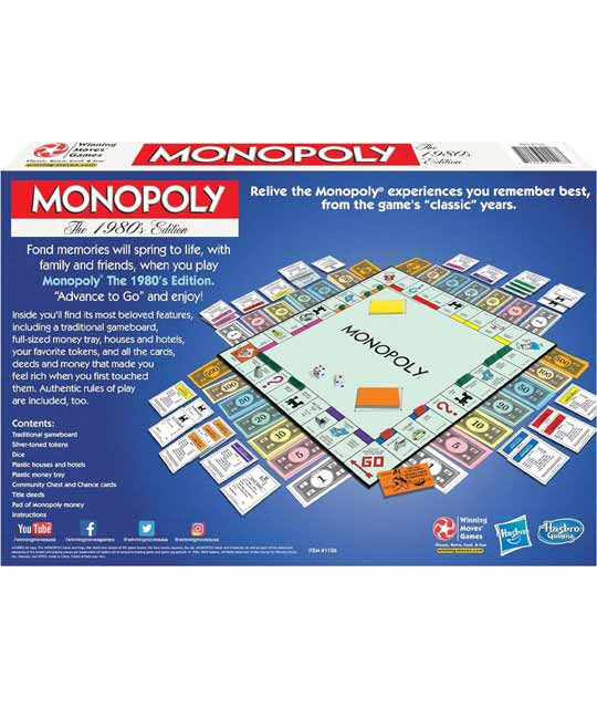 Winning Moves Monopoly Board Game The Classic Edition