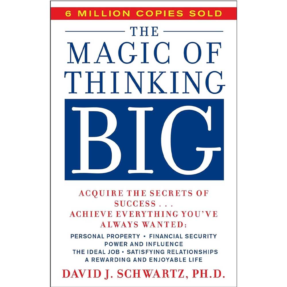 Cover of "The Magic of Thinking Big" Book.