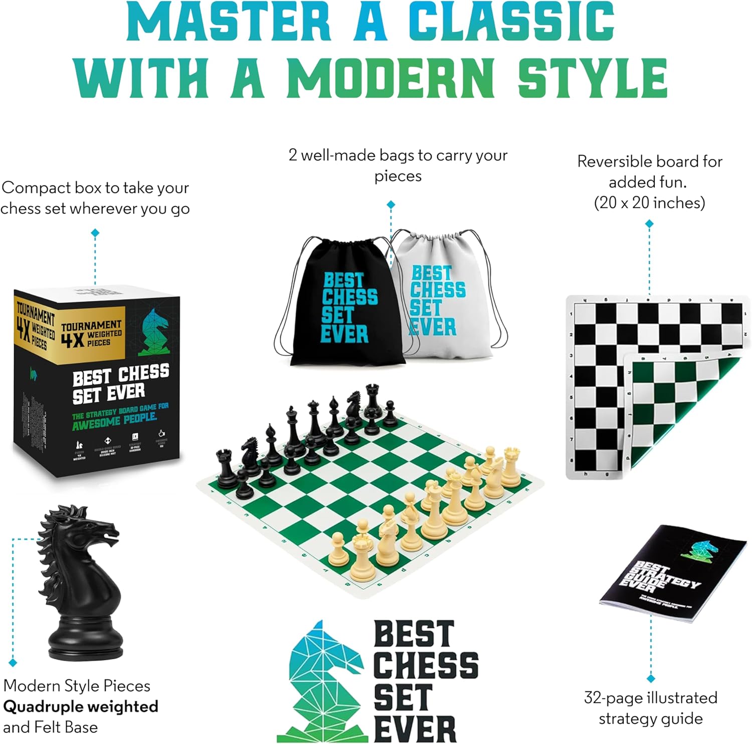 Master a Classic Game with Modern Style Accessories.