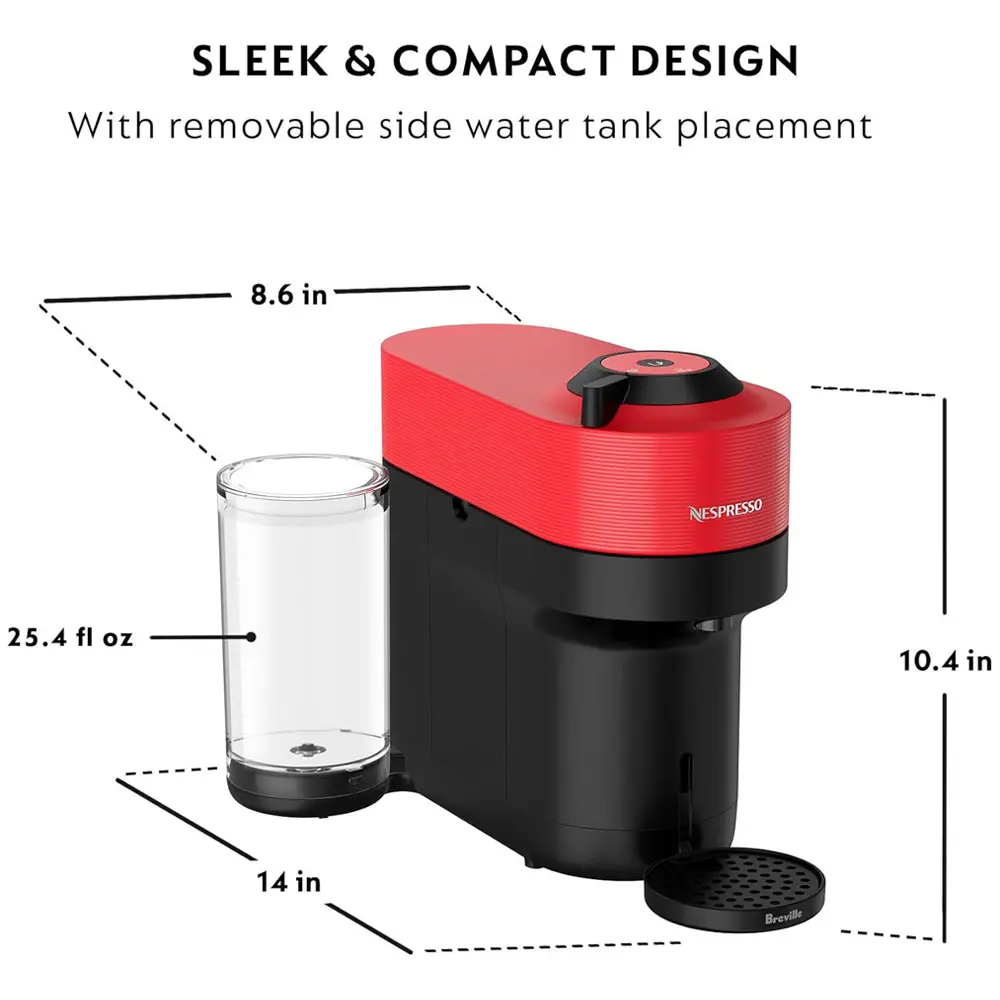 Nespresso Vertuo Pop+ Coffee Maker Review: Spicy Red