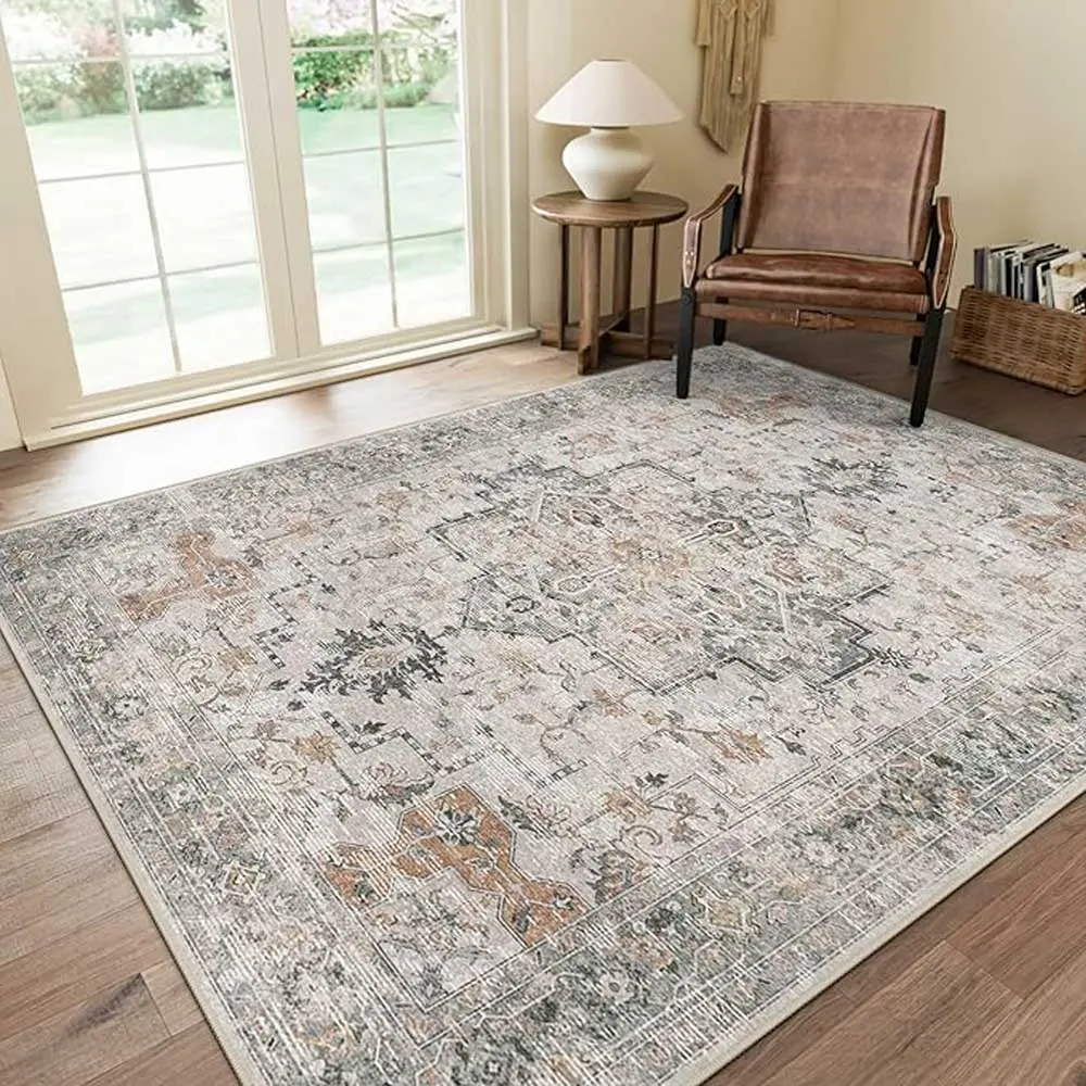Soft and Stylish: GENIMO 8'x10' Washable Area Rug