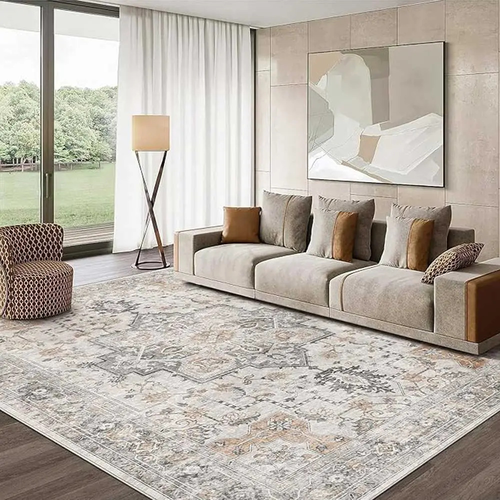 Soft and Stylish: GENIMO 8'x10' Washable Area Rug