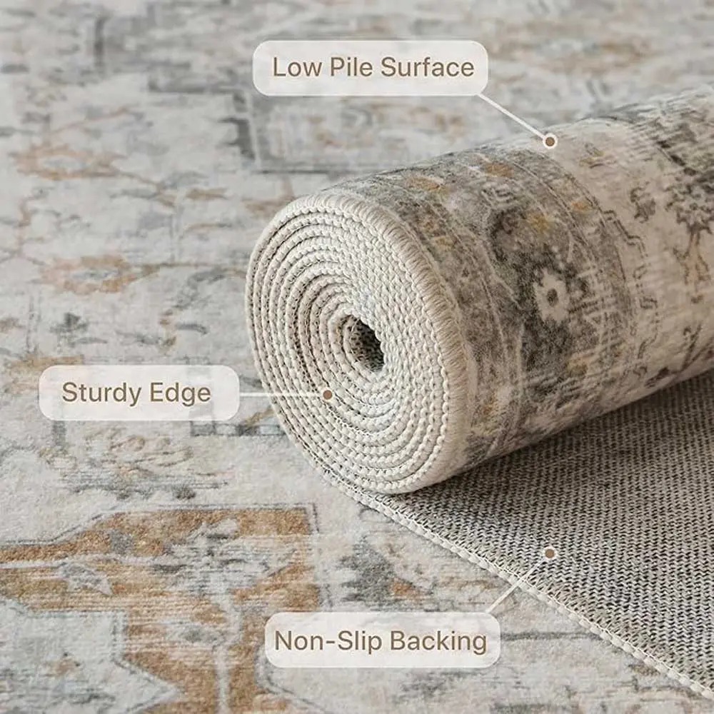 Soft and Stylish: GENIMO 8'x10' Washable Area Rug